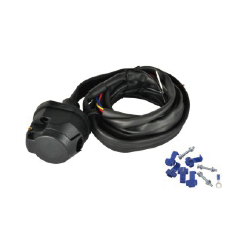 Trailer Wire Kit med 7-stifts plastuttag JH017-E