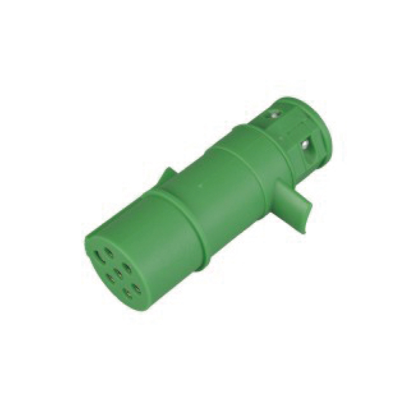 24V 7-stifts plastplugg (grön) JH080-B